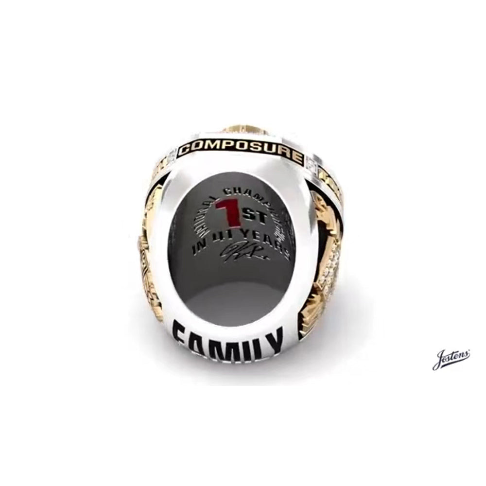 2021 2022 Georgia Bulldogs /Bennett /SMART/RINGO/ DAVIS NCAA Basketball Champs Championship ring