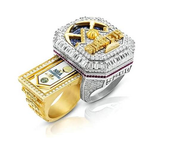 Official 2023 Denver Nuggets NBA Championship Ring