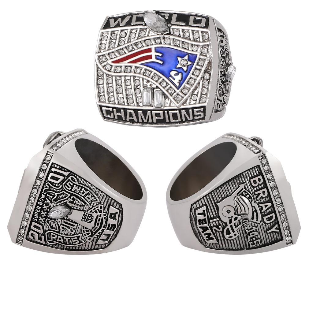 2001 New England Patriots CHAMPIONSHIP RING Size 9-12