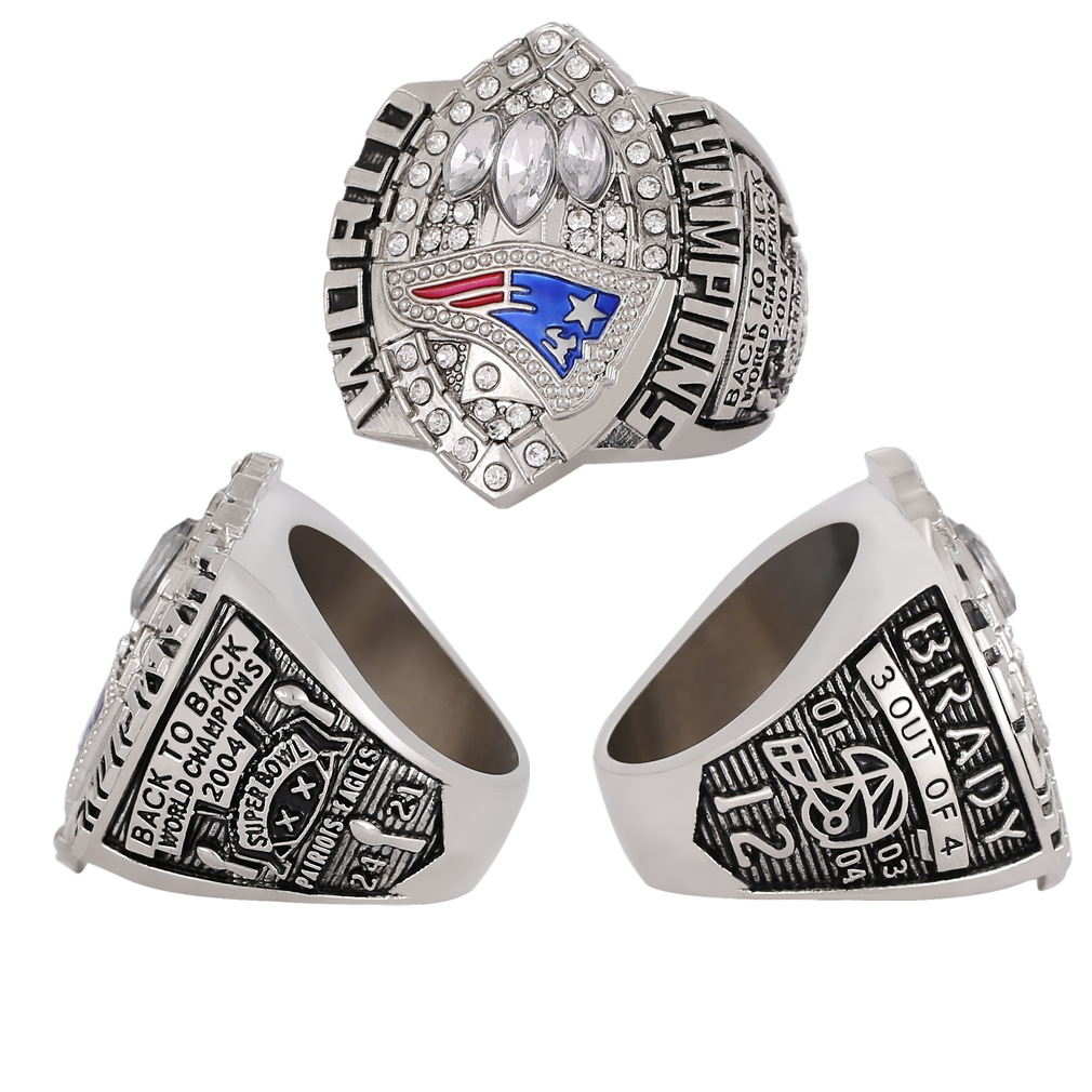 2004 New England Patriots CHAMPIONSHIP RING Size 9-12