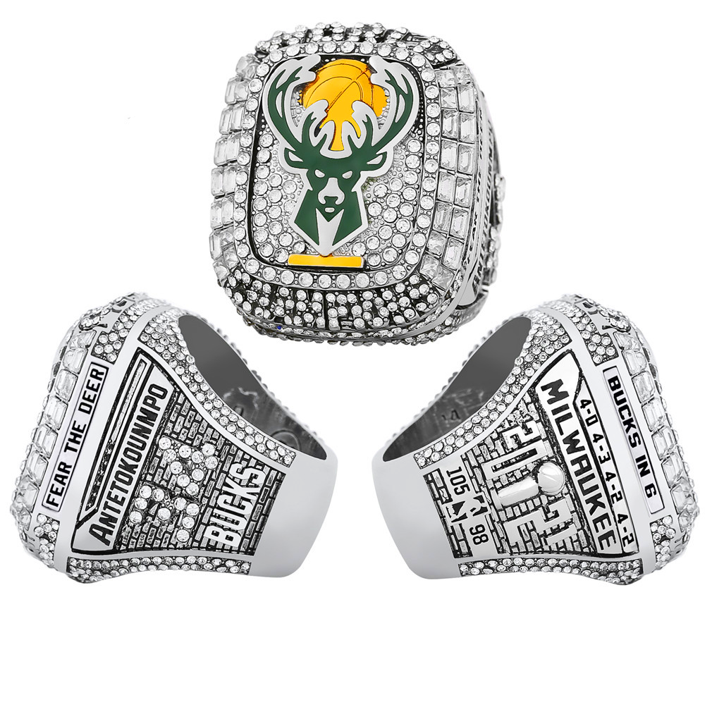 2021 NBA Bucks MVP Championship Ring Flip ring