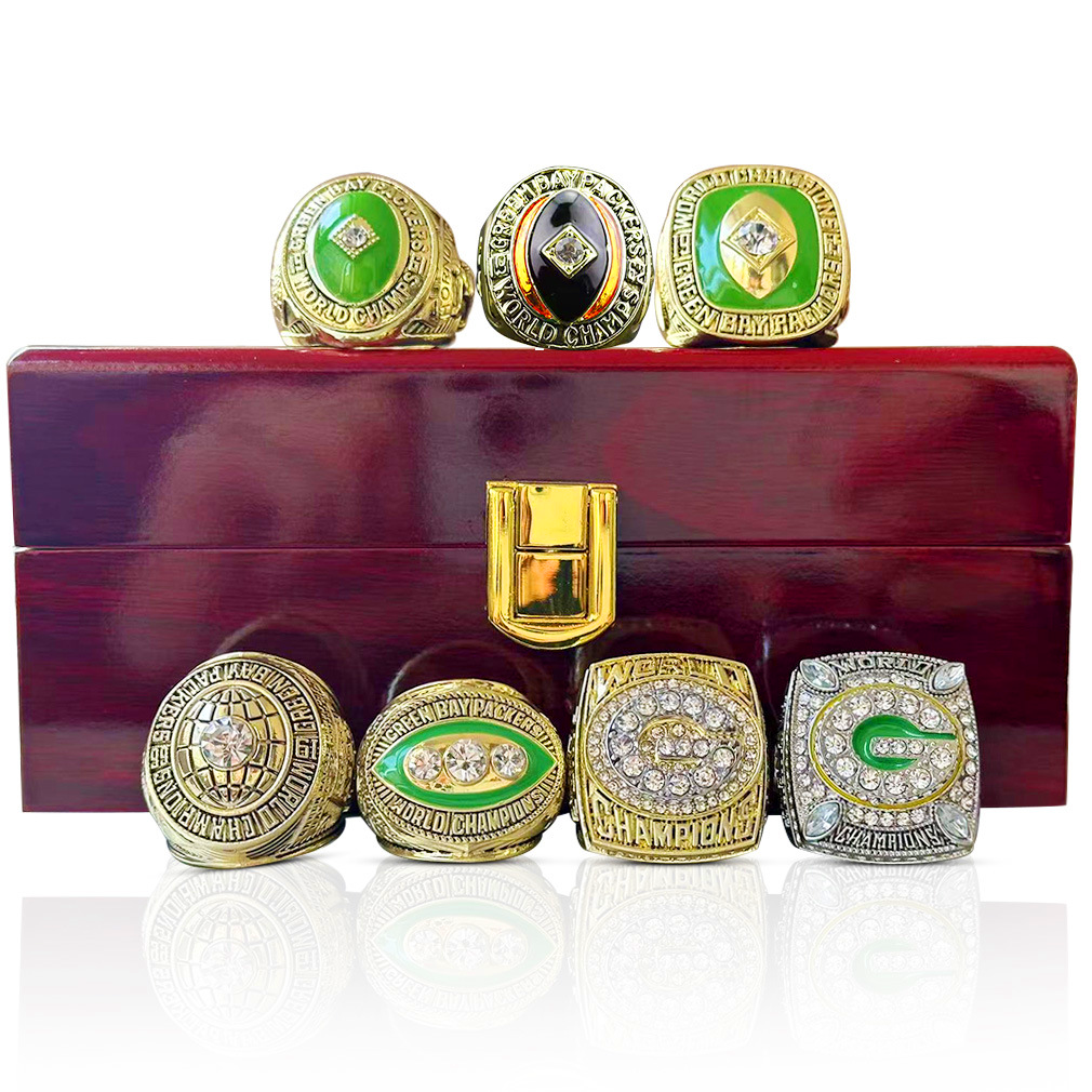 1961-1962-1967-1996-2010-1966-1965 Green Bay Packers Superbowl world series Championship ring size11