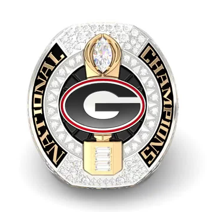 2021 2022 Georgia Bulldogs /Bennett /SMART/RINGO/ DAVIS NCAA Basketball Champs Championship ring