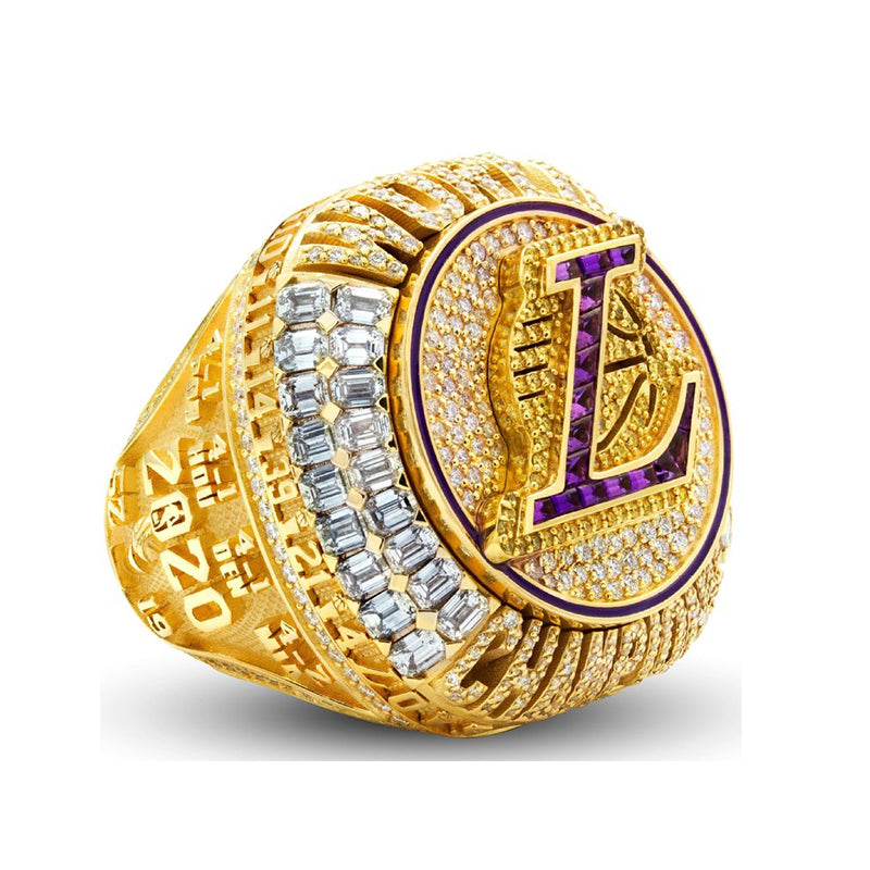 2020 Official Genuine Lakers Ring，2 mold is a ring with flip top