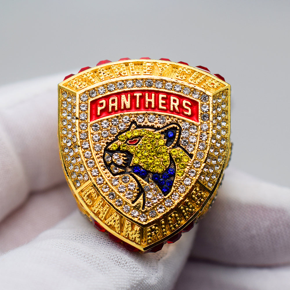 2024Florida Panthers ring NHL Stanley Cup./BARKOV#16