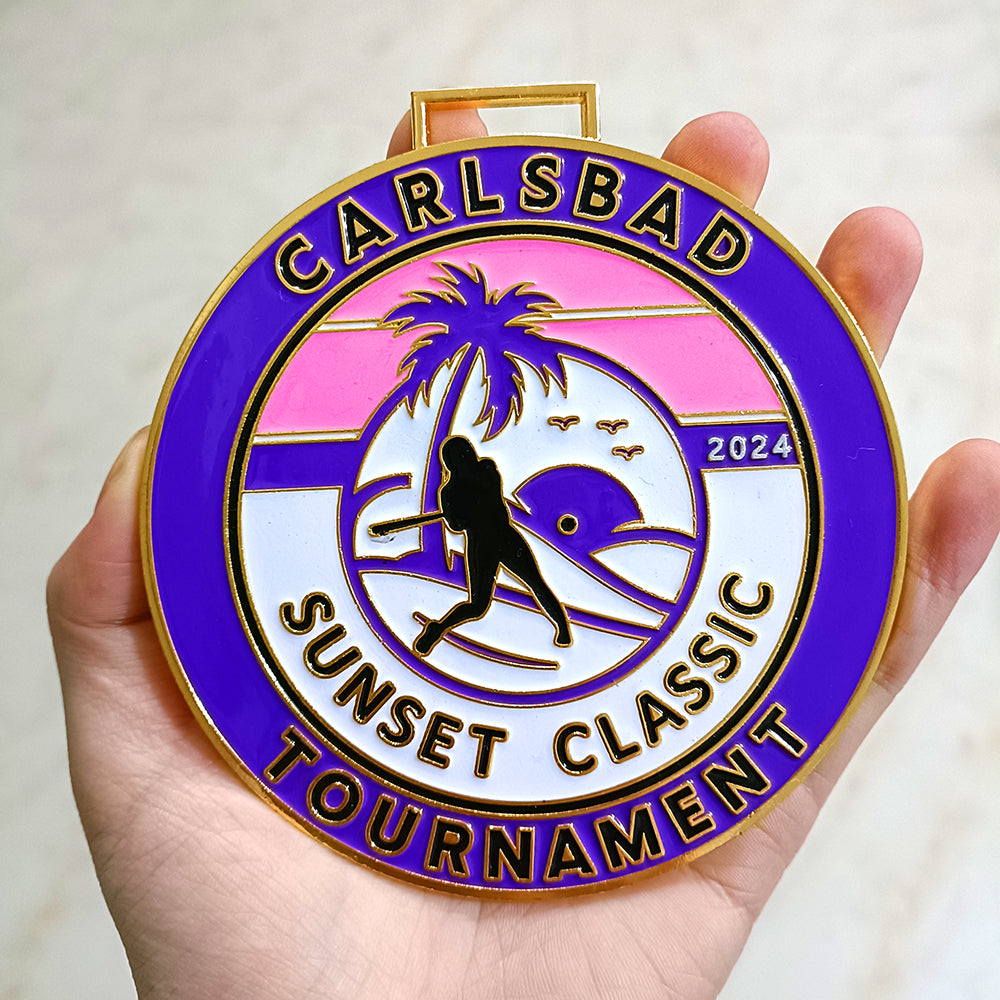 Baseball (custom) medal size 3.5inch